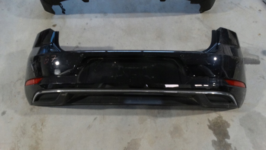 parachoque paragolpes trasero vw golf vii lift ($)