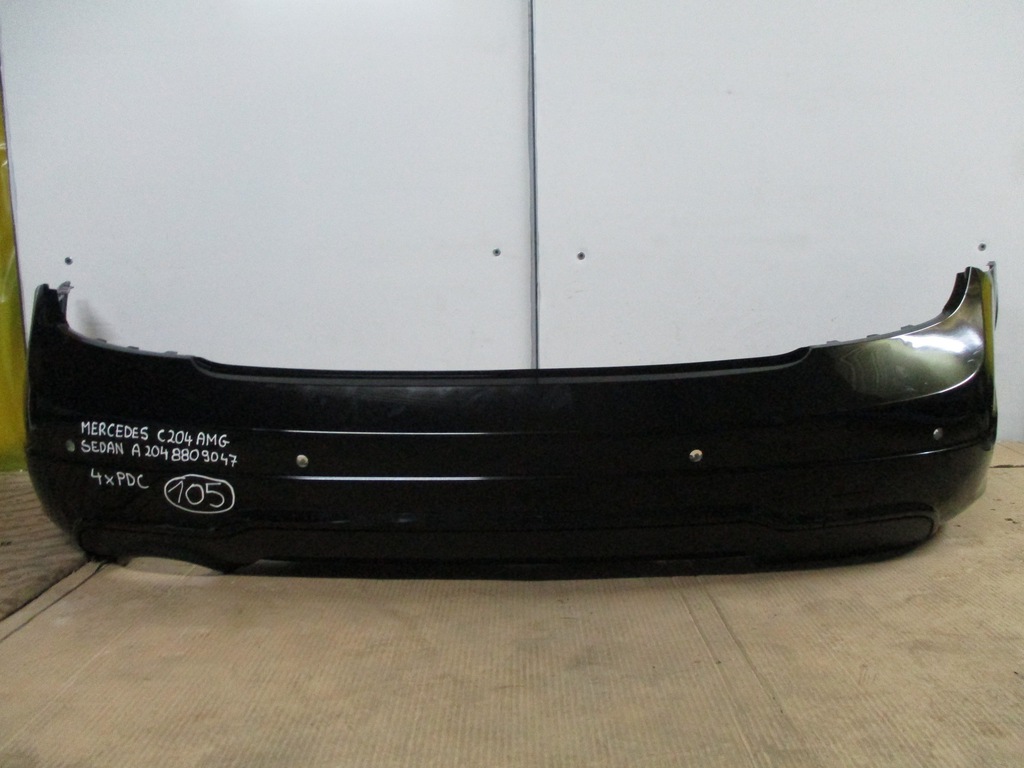parachoque paragolpes trasero mercedes c 204 amg sedan pdc lift ($)