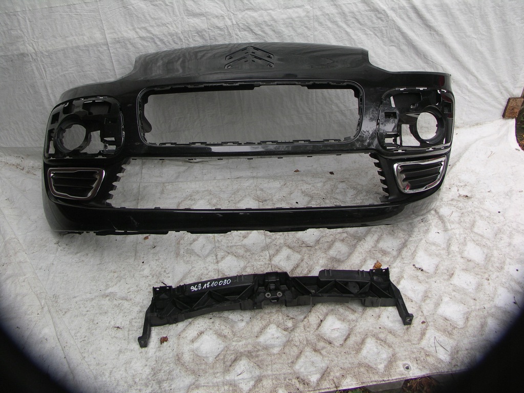 citroen c3 picasso 08 12 parachoque paragolpes delantero cinturon cerradura ($)