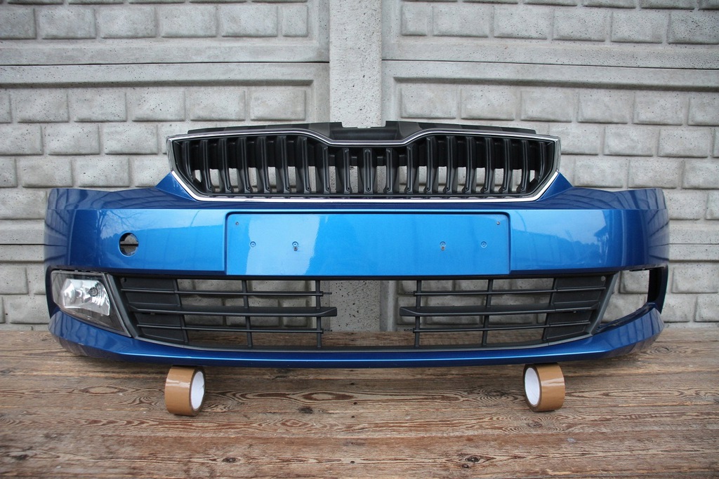 parachoque paragolpes delantero calandra rejilla skoda fabia 6v0 14 18 ($)