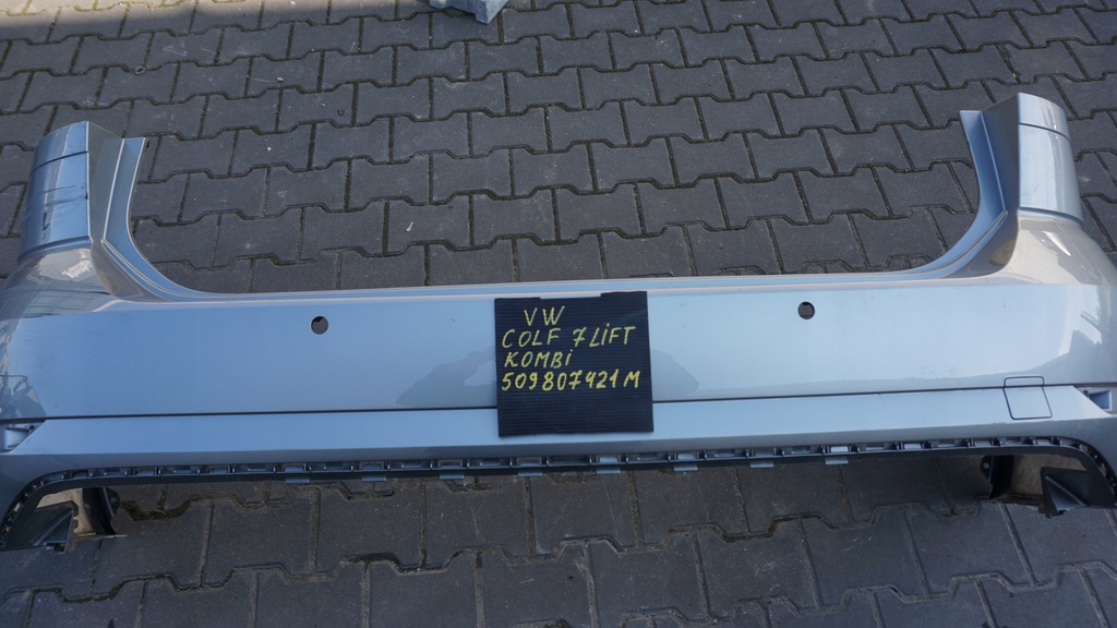 parachoque paragolpes trasero vw golf vii 7 lift ranchera srebrny ($)