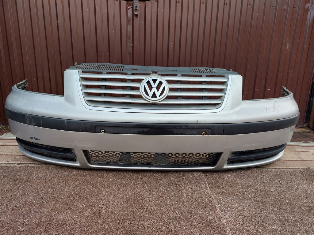 parachoque paragolpes delantero vw sharan i lift 10r srebrny ($)