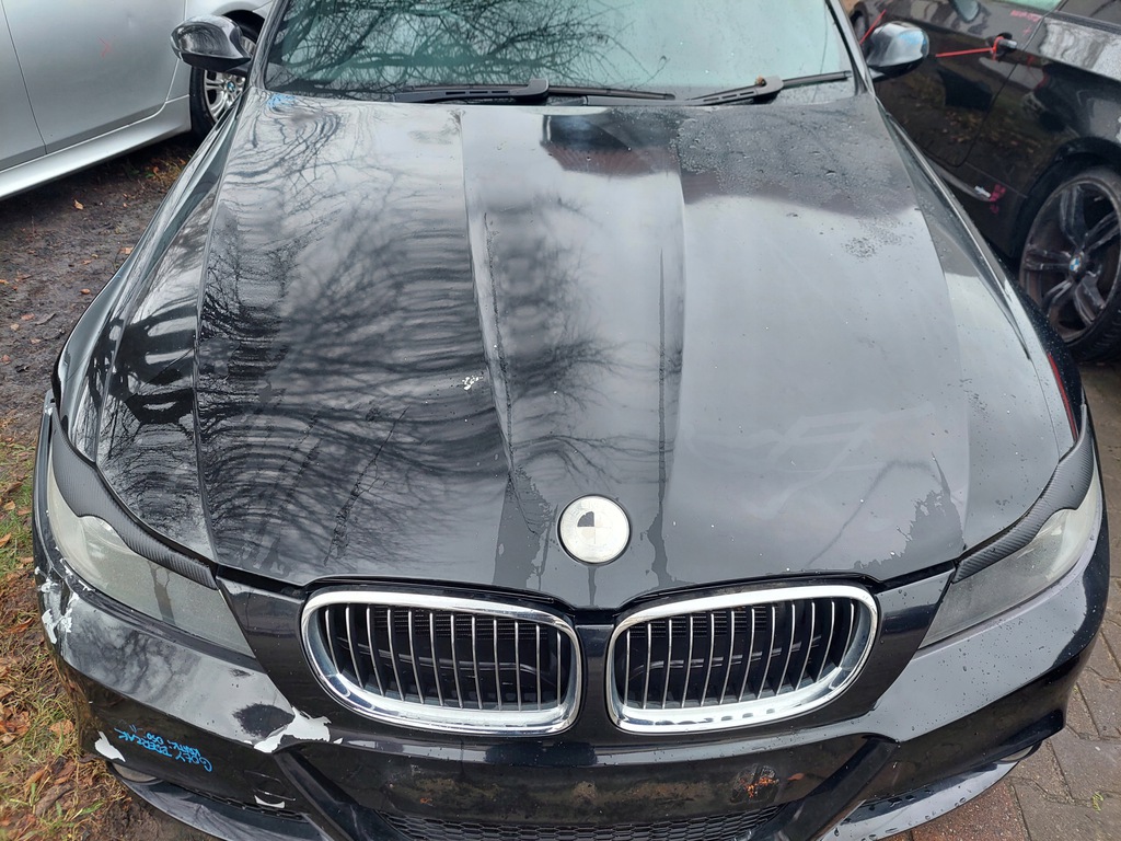 capó tapa bmw e90 e91 lift black sapphire ($)