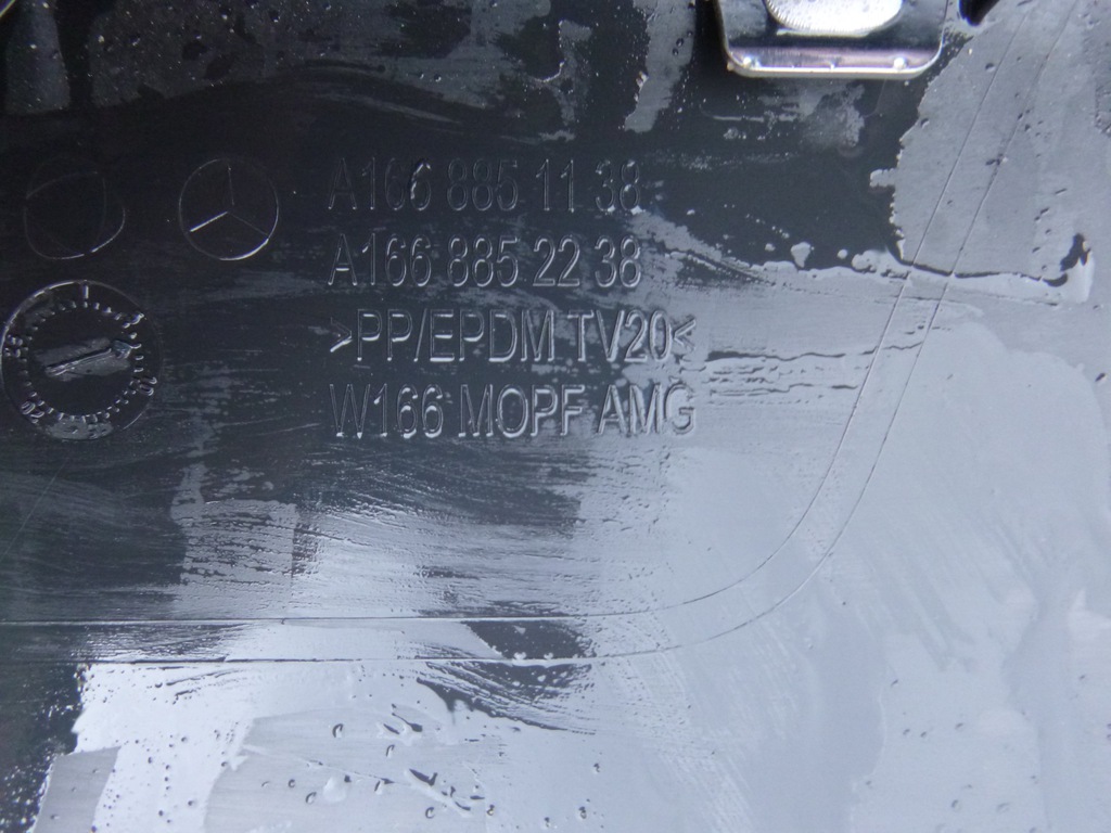 mercedes gle amg parachoque paragolpes dokładka alerón chrom ($)