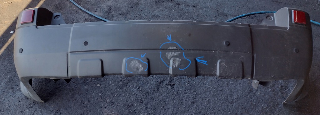 ford maverick 04r parachoque paragolpes trasero pdc ($)