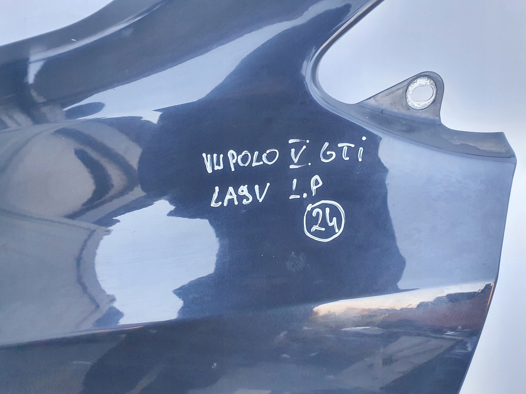 vw polo v 6r delantero aleta izq.  la9w 5 puertas ($)