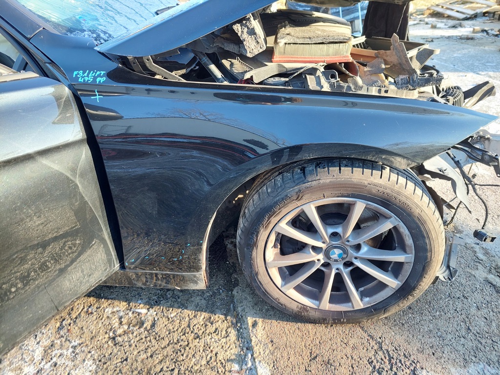 aleta der. delantero bmw f31 lift black sapphire ($)