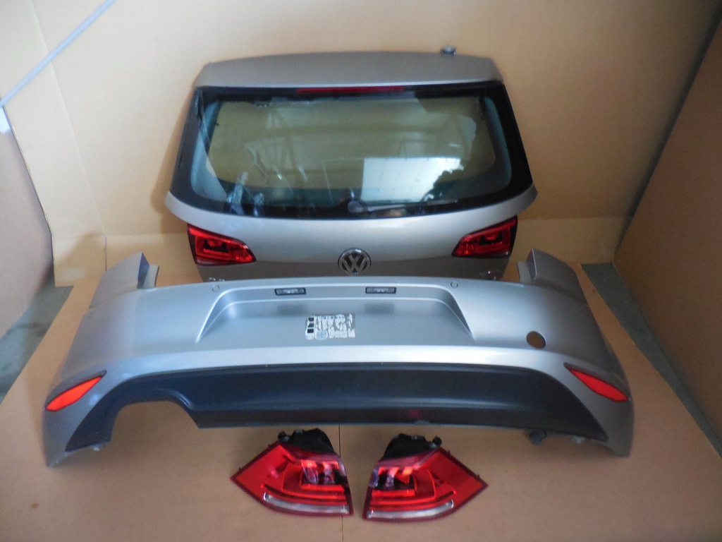 golf 7 vii completo trasero parachoque paragolpes solapas faros lb7w ($)