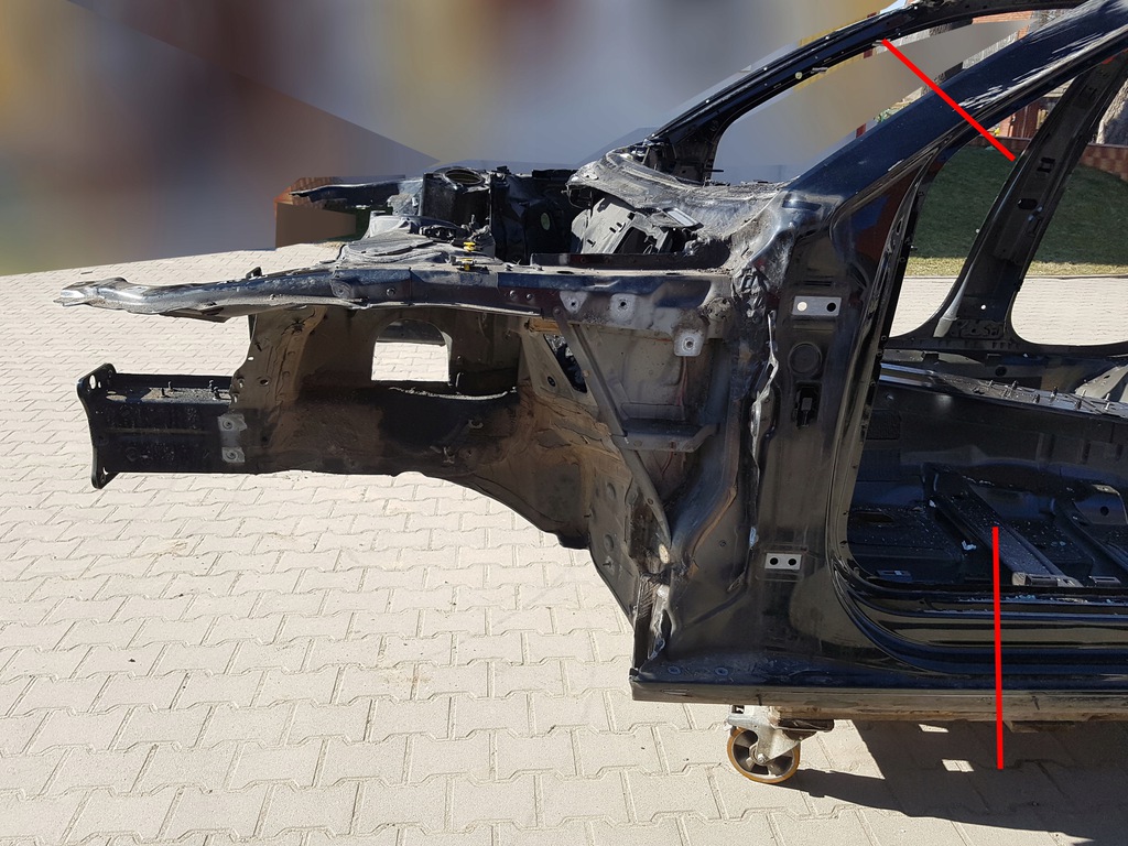 audi a4 b9 8w corte larguero izq.  delantero ly9t ($)
