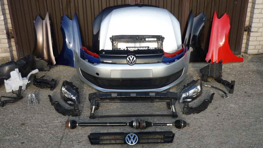capó parachoque paragolpes aleta faro cinturon vw polo 6r 08  ($)