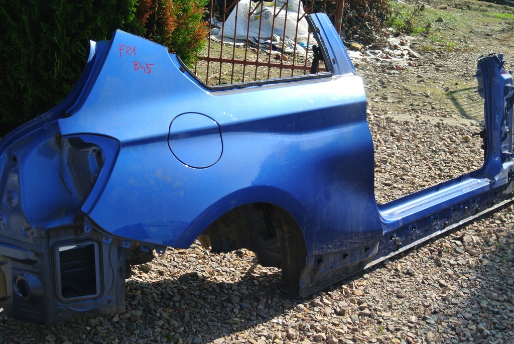 bmw f21 corte aleta der. trasero ($)
