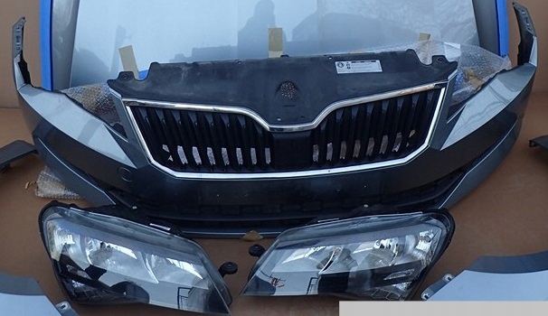 dw skoda supreb 3 parachoque paragolpes faros delantero szary lf7m ($)