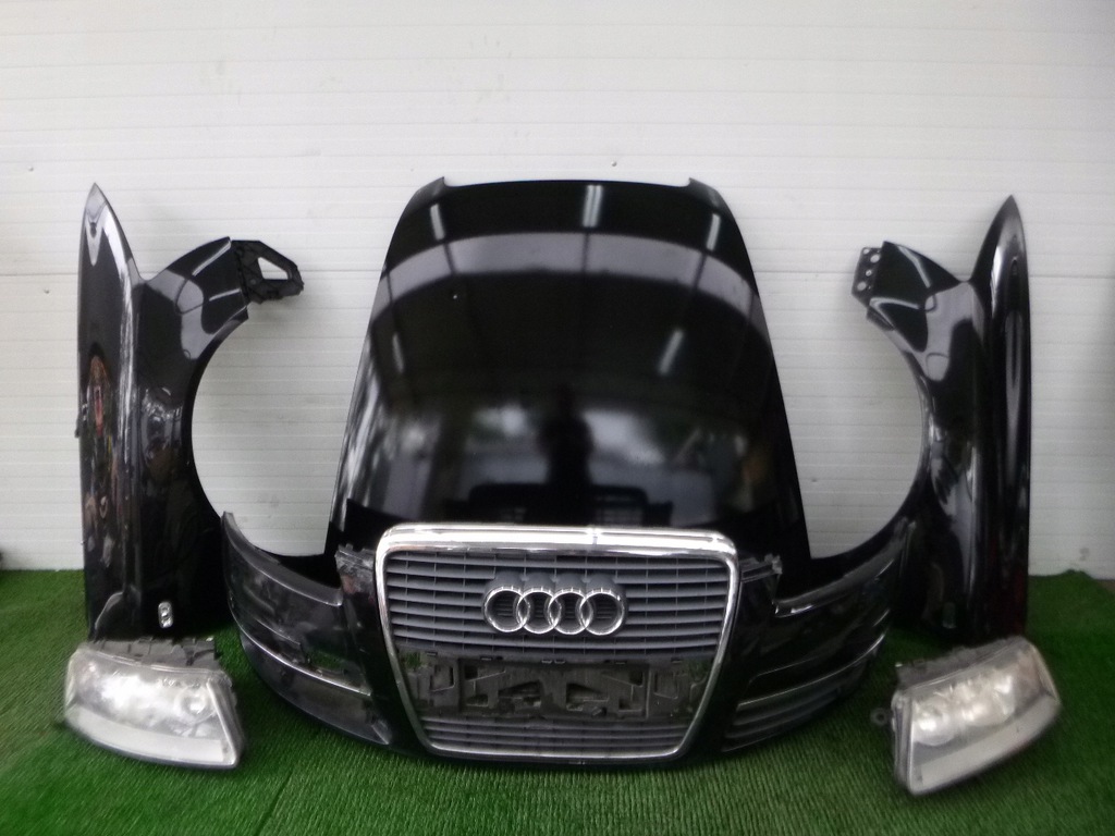 audi a6 c6 delantero juego capó parachoque paragolpes faros ly9b ($)