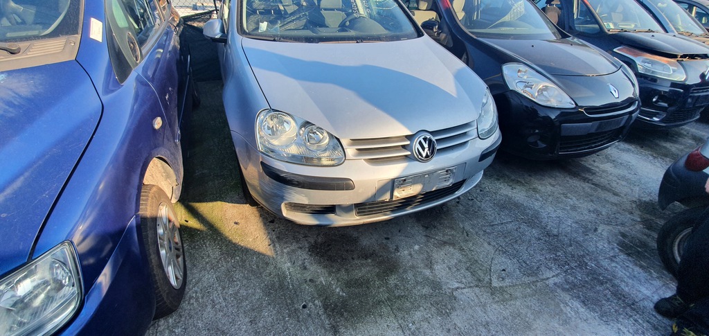 vw golf 5 v hb delantero capó parachoque paragolpes la7w cinturon faros ($)