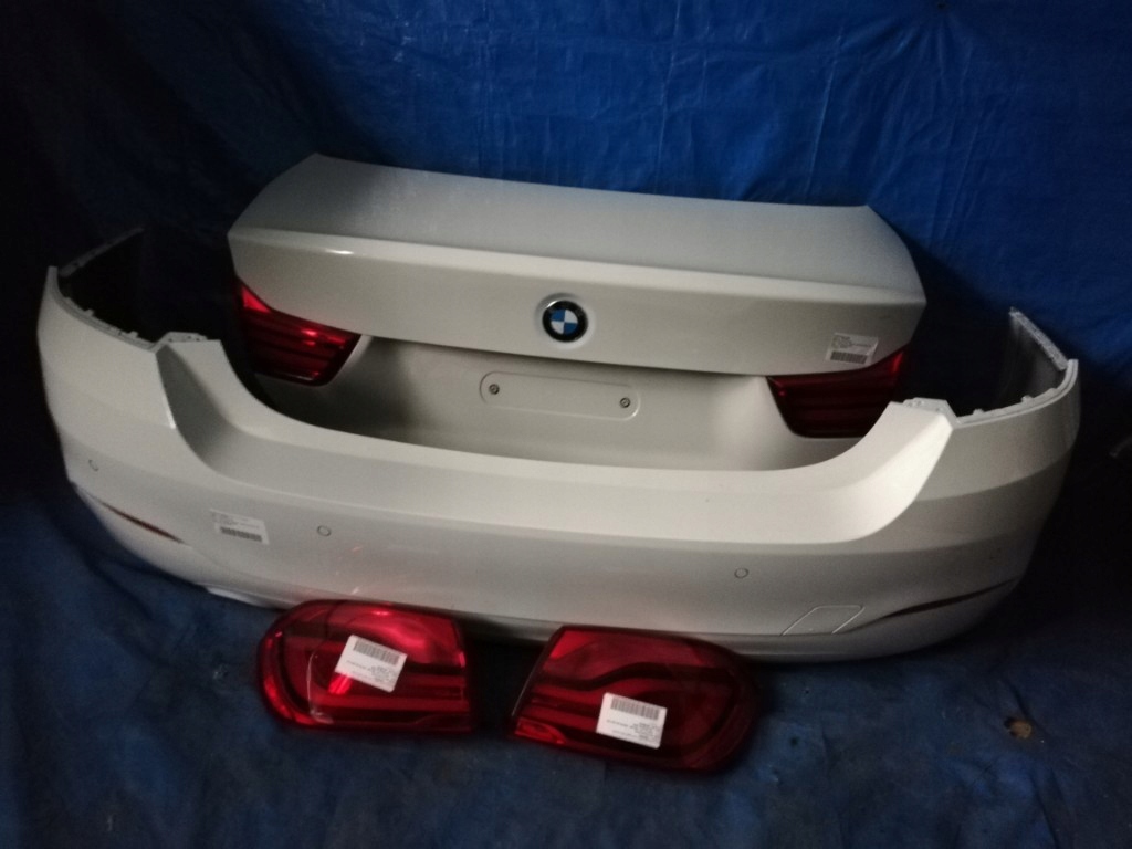 trasero completo solapas parachoque paragolpes faros bmw 4 f32 a300 ($)