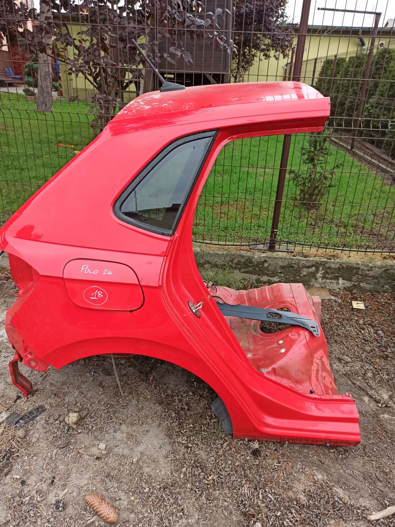 corte aleta der. trasero vw polo 2g vi ($)