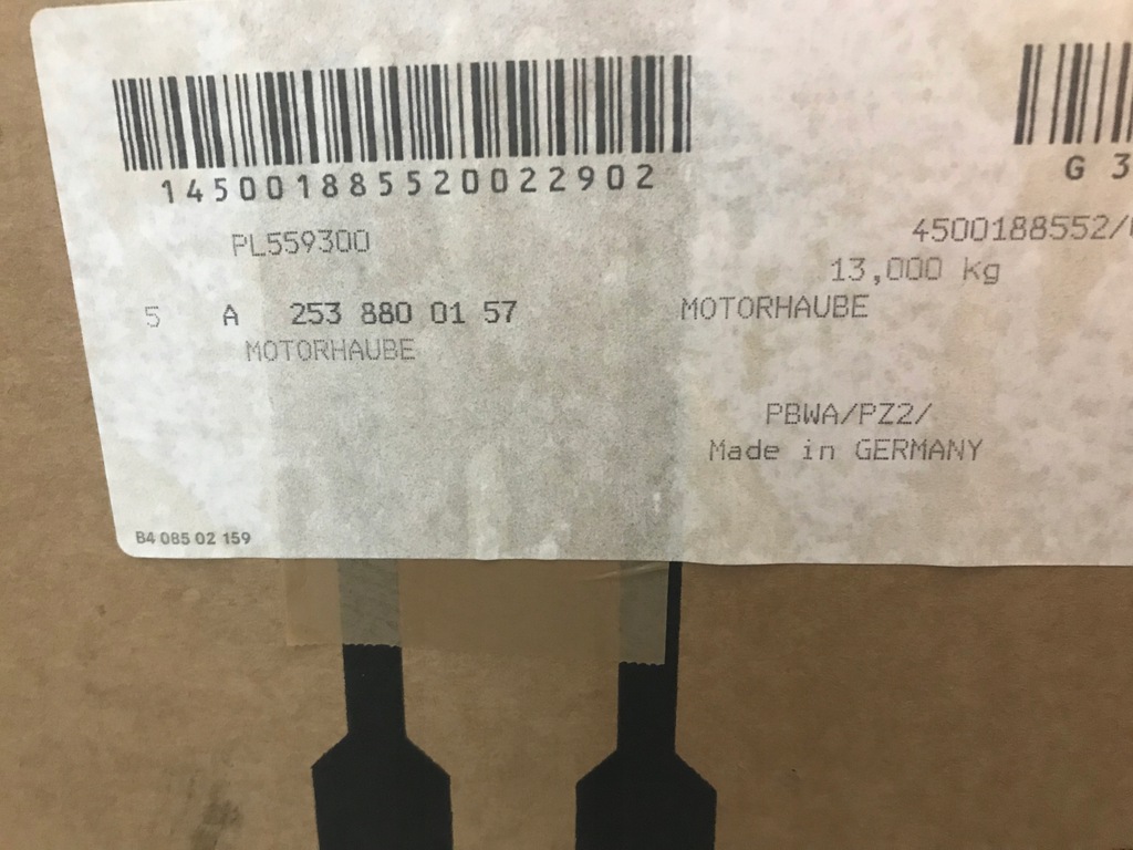capó mercedes glc w253 nuevo original ($)