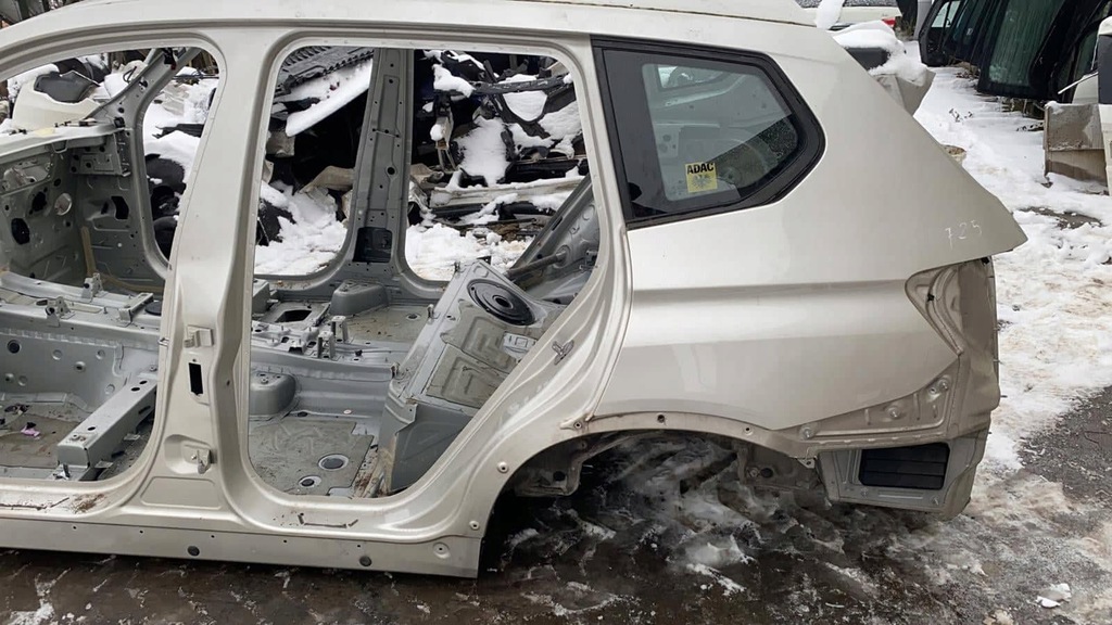 bmw x3 f25 carroceria trasero cinturon banera a14/7 ($)