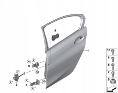 originales puertas trasero bmw 3 g20 ($)