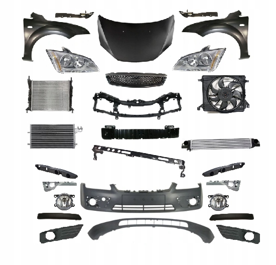 ford focus ii 2 2004 2008 da  completo delantero cinturon ($)