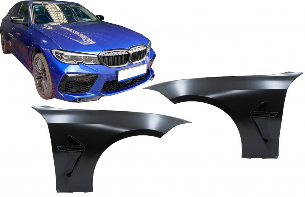 aleta delaentero para bmw 3 g20 g21 2018+ m8 design ($)