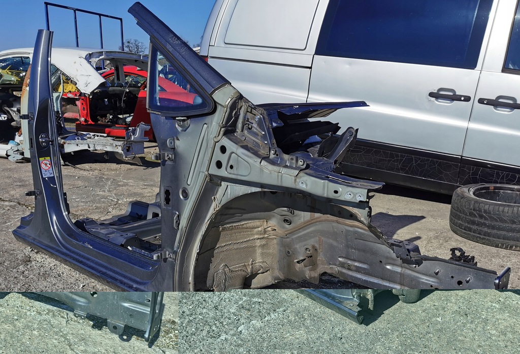 corte larguero delantero der.  vw touran 5t li7f ($)