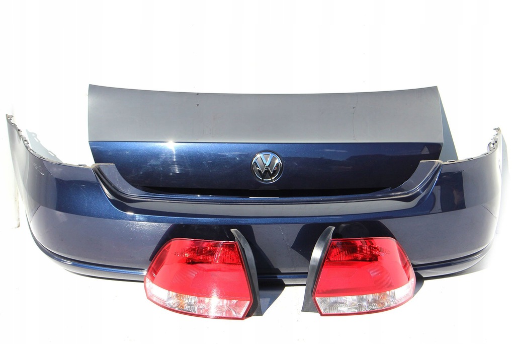 vw polo sedan trasero parachoque paragolpes + solapas maletero + lamp ($)