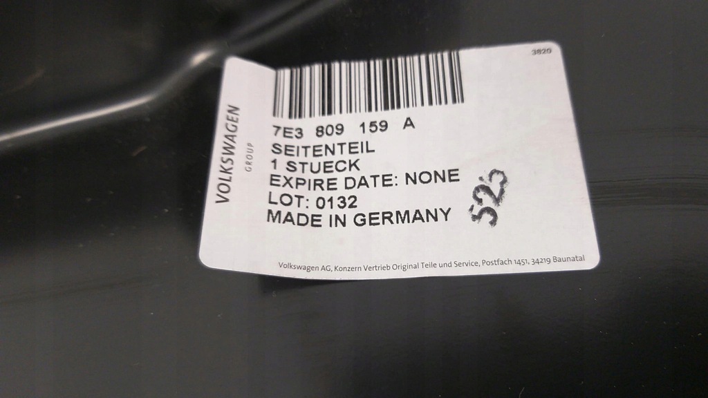 vw t6 long trasero izq.  aleta nuevo 7e3809159a ($)