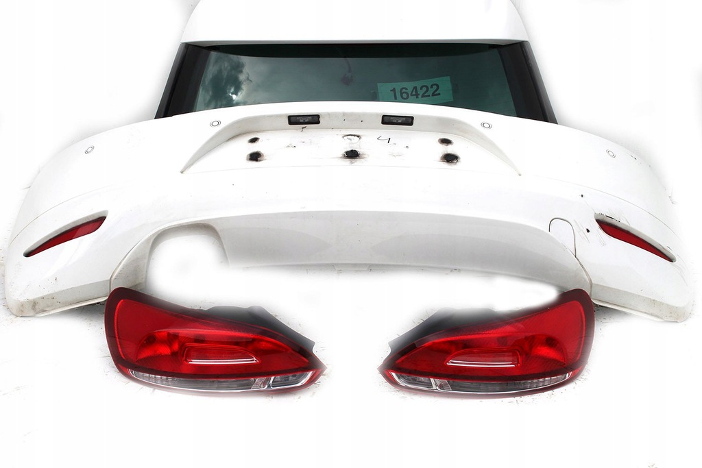 vw scirocco 1k8 trasero lb9a parachoque paragolpes + solapas maletero ($)