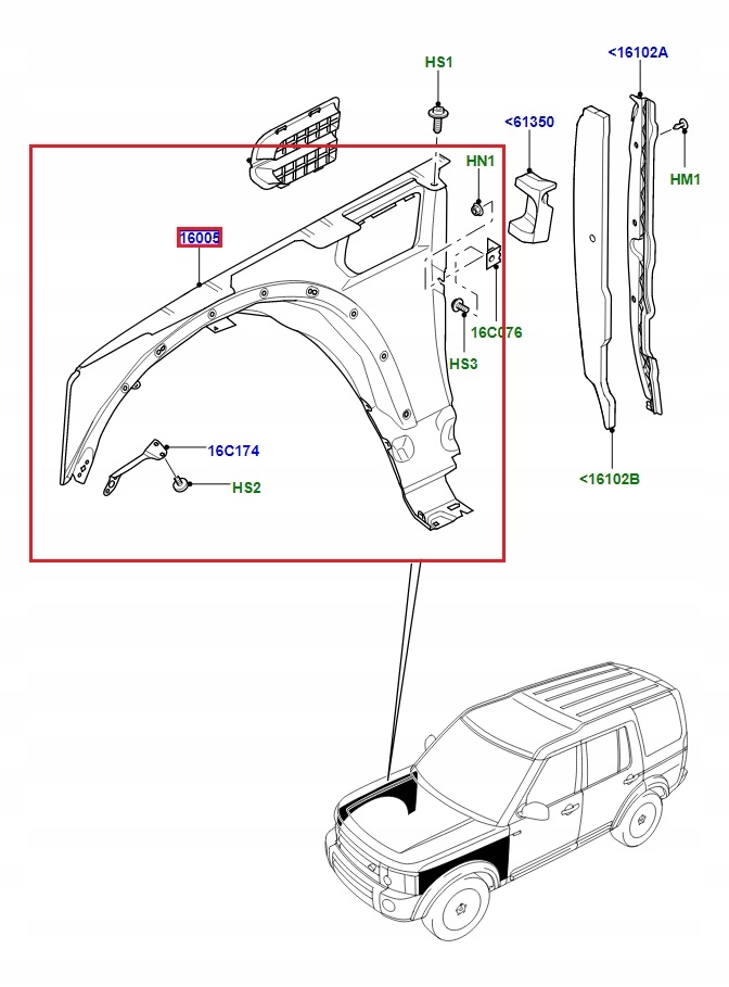aleta izq.  delantero discovery 4 lr056240 ($)