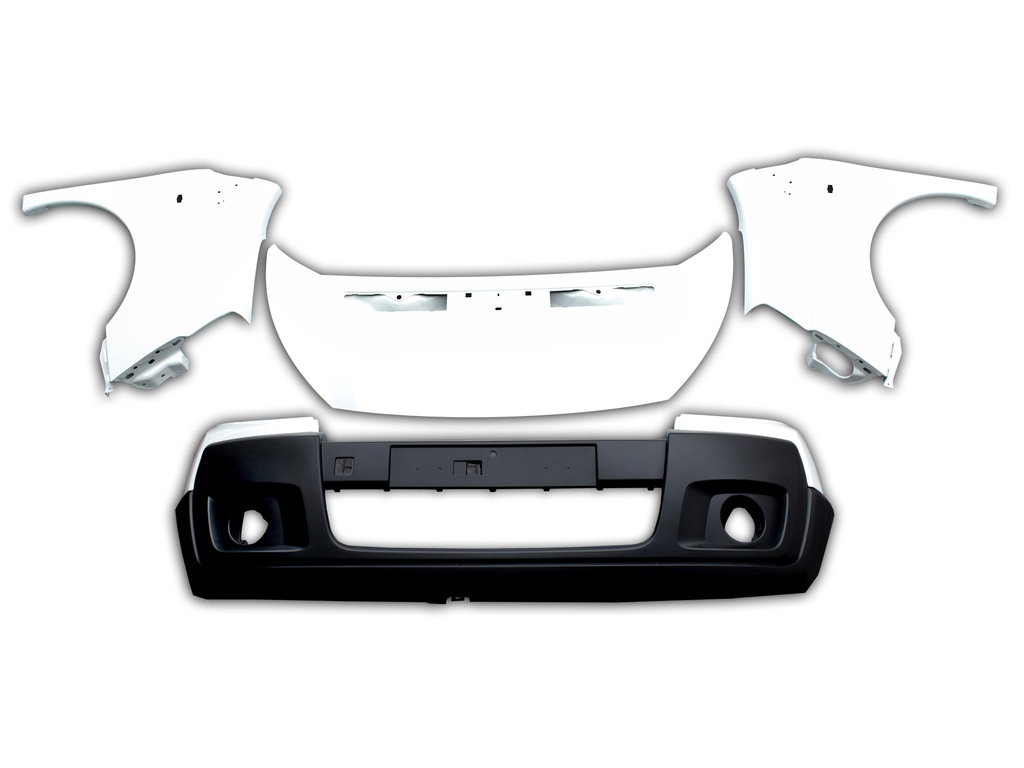 capó aleta izq.  der. parachoque paragolpes scudo biały ewpa ($)