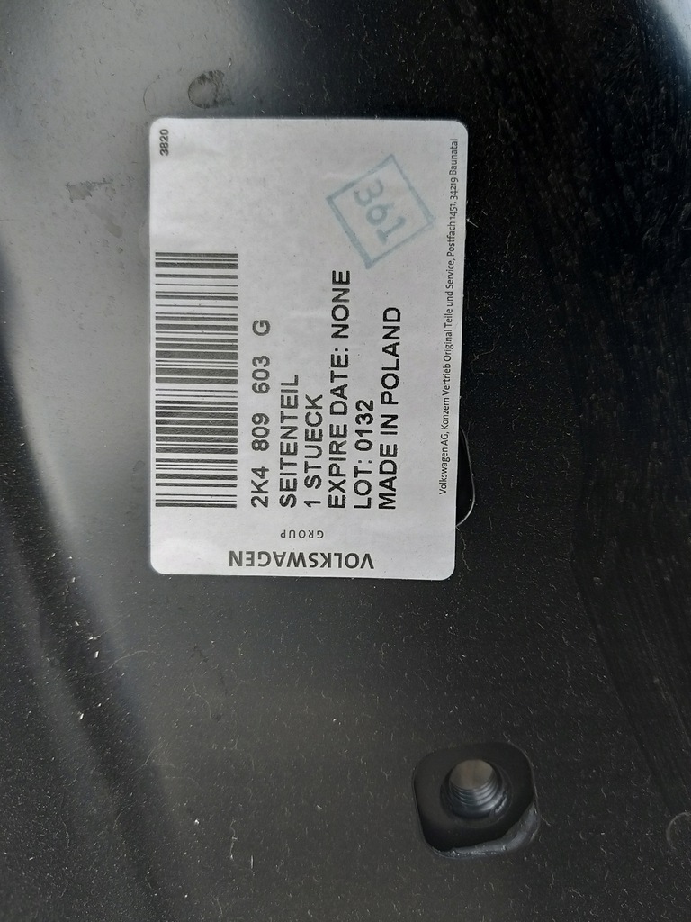 aleta izq.  trasero caddy v 5 2k4809603g ($)