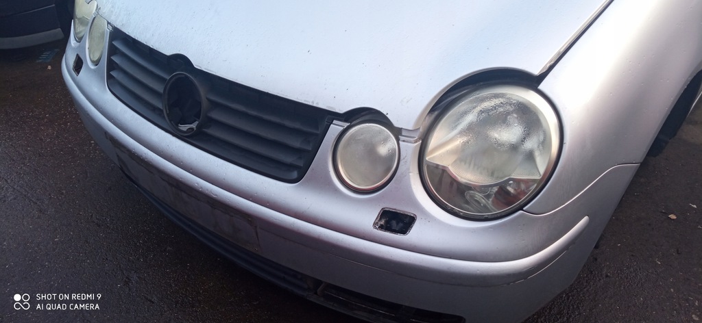 aleta parachoque paragolpes capó cinturon delantero vw polo 9n la7w ($)