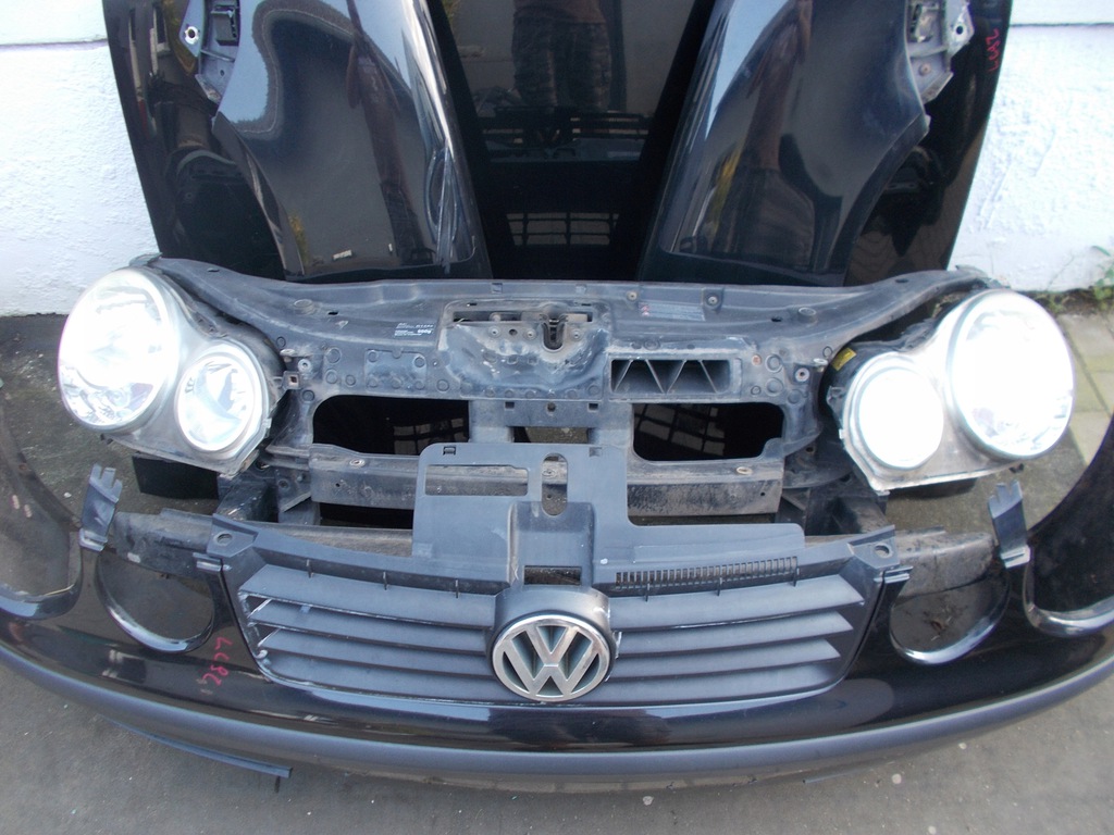 aleta parachoque paragolpes capó cinturon delantero vw polo 9n lc9z ($)