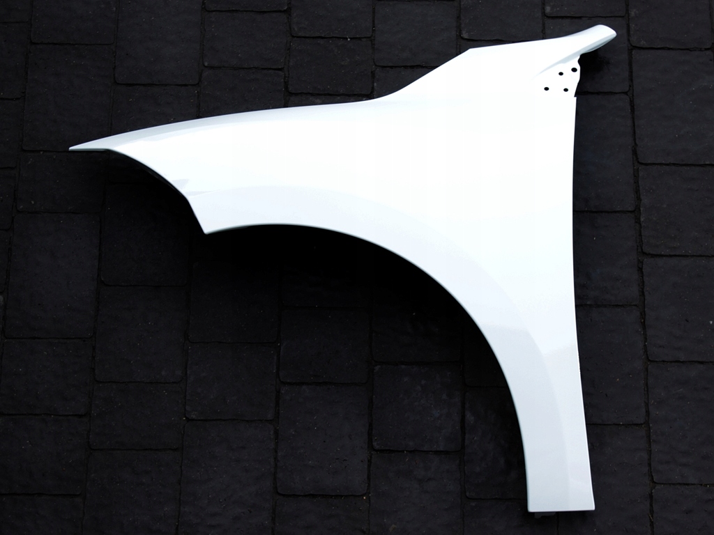 capó aleta der. izq.  megane iii biały ov369 ($)