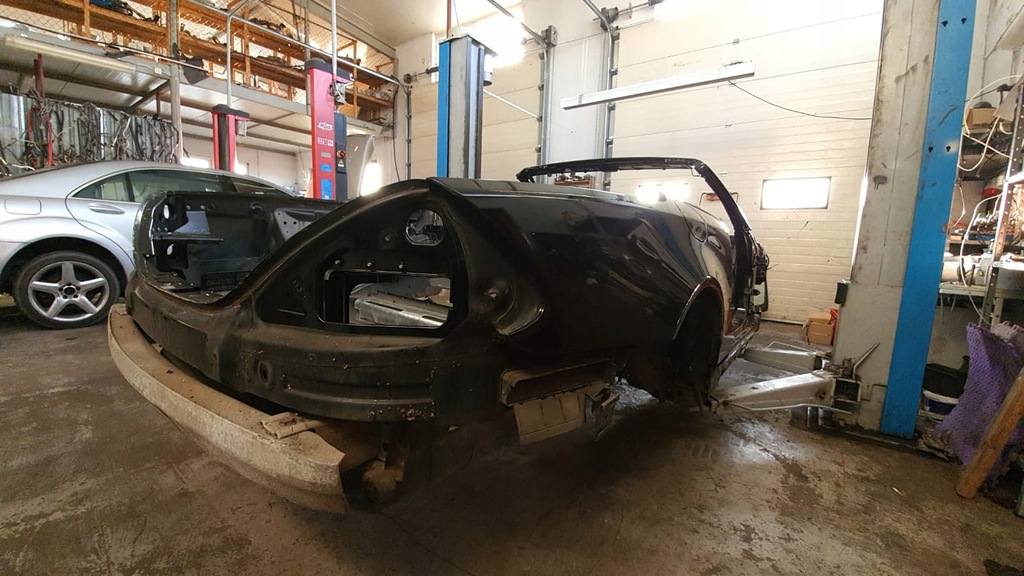 mercedes sl r230 corte der.  trasero c197 ($)