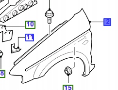 aleta delantero izq.  ford ($)