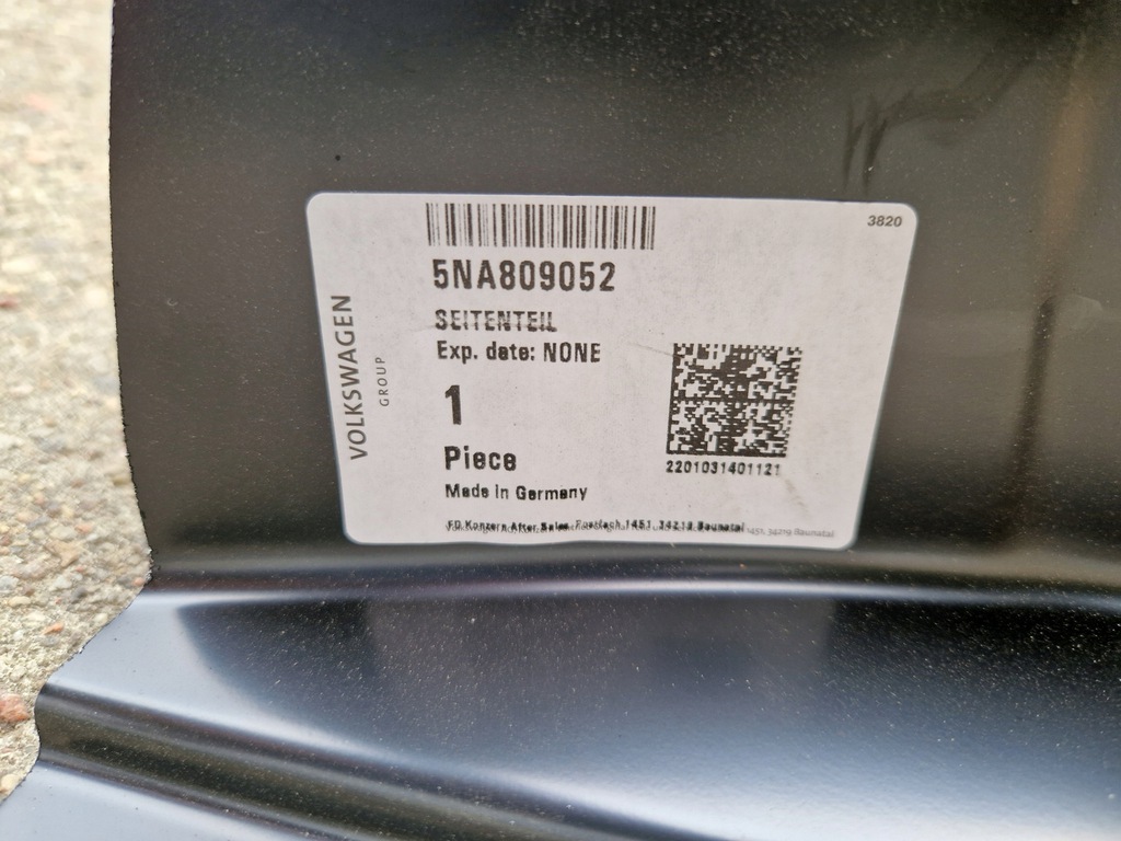 vw tiguan ii 15  aleta trasero der. 5na ($)