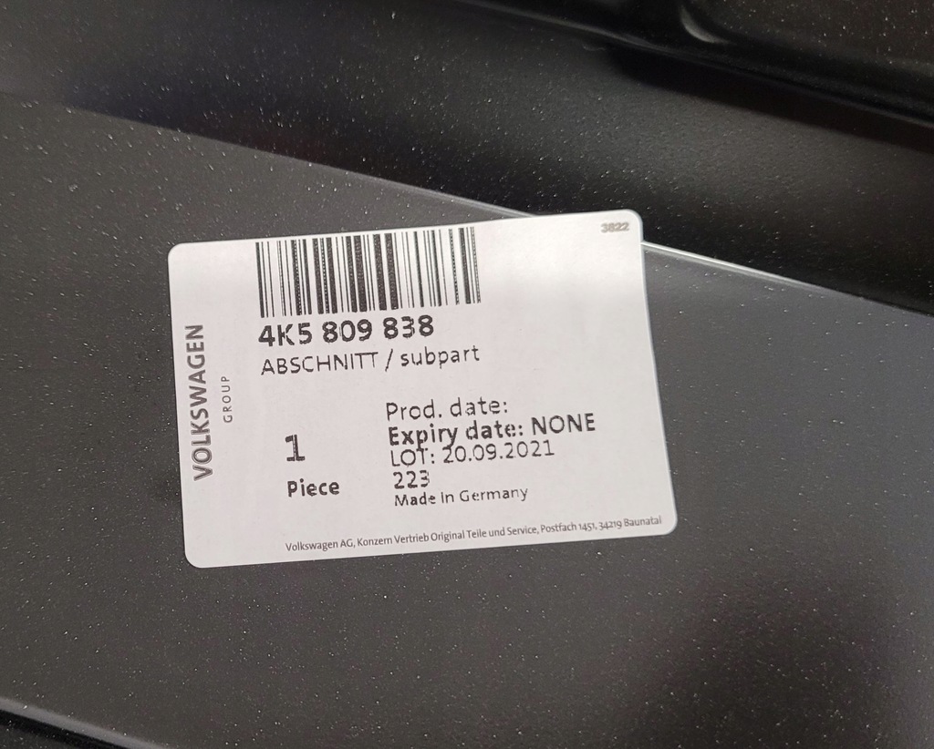 audi a6 c8 aleta chapado trasero der. 4k5809838 ($)