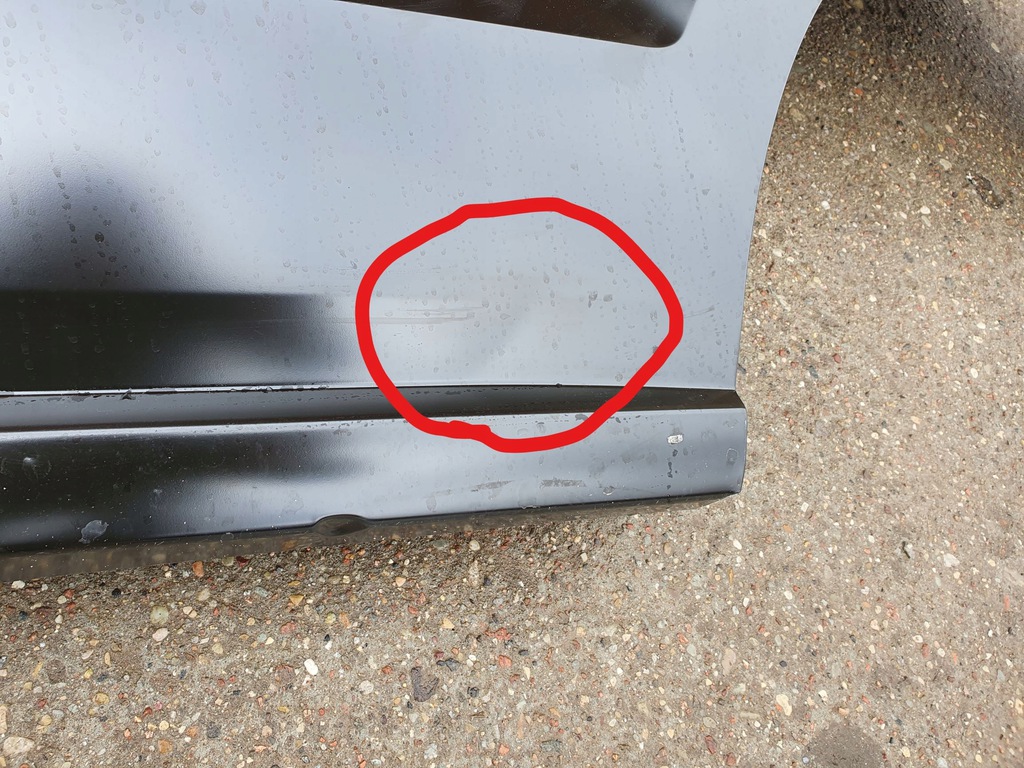 vw polo v aleta trasero izq.  3d 6r3 6r 6c lifting ($)