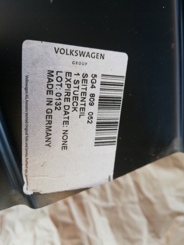 aleta trasero chapado der.  strona vw golf 7 vii 5g ($)