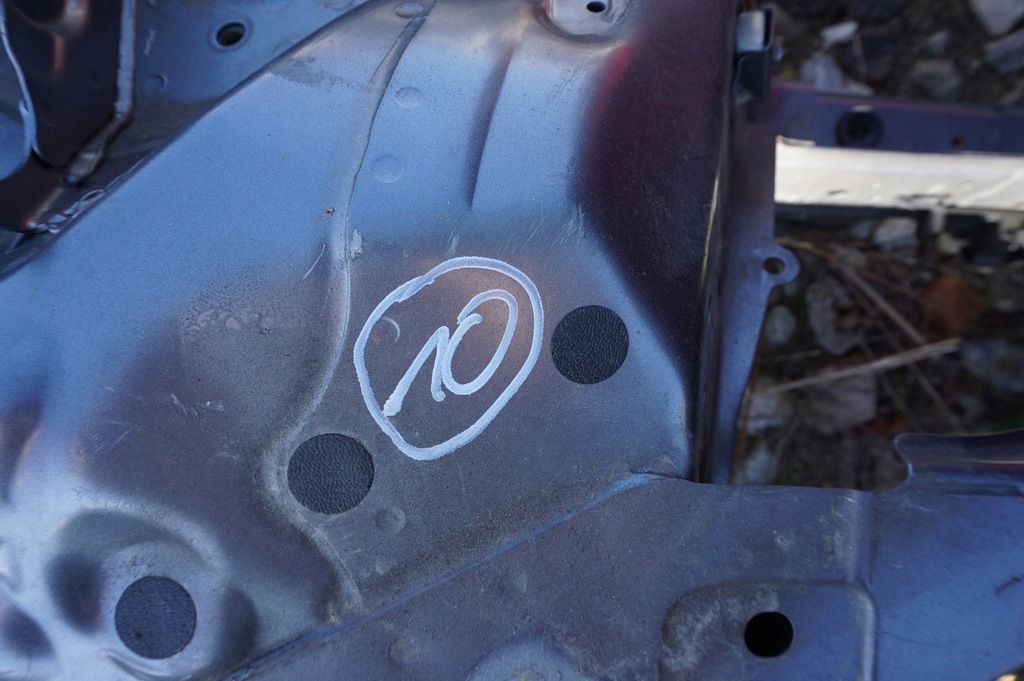 corte parte delantera larguero izq.  infiniti q50 ($)