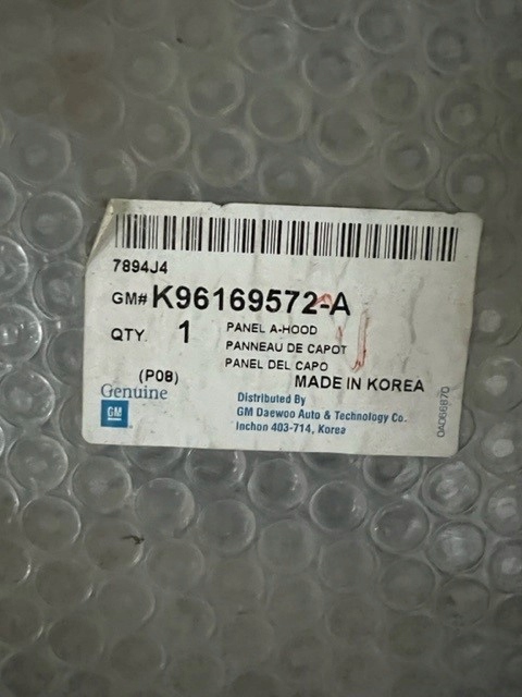 capó motor daewoo nexia ($)