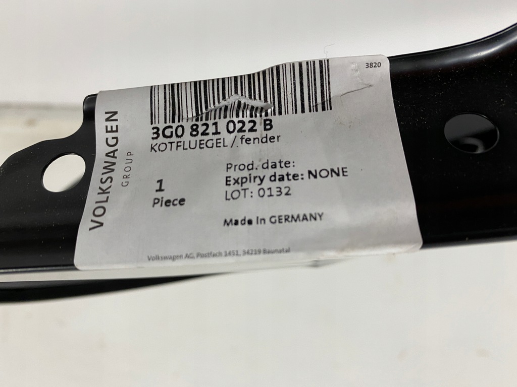 nuevo oryg delantero der. aleta vw passat b8 3g ($)